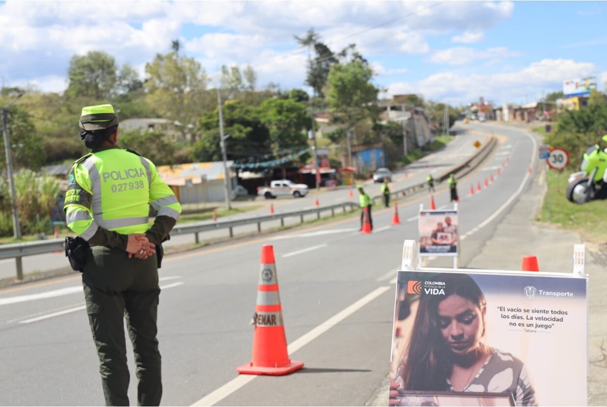 Enforcement operation in Pasto, Colombia aligned with the mass media campaign.